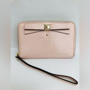 Kate spade pink patent leather wallet